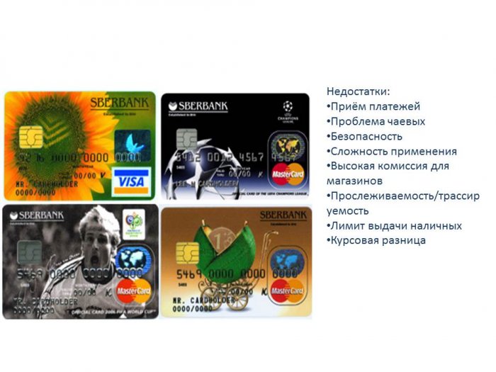 Презентация - история появления и развития кредитных карт