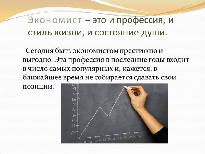 Презентация - Экономист как профессия